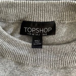 Gray Top Shop Sweatershirt